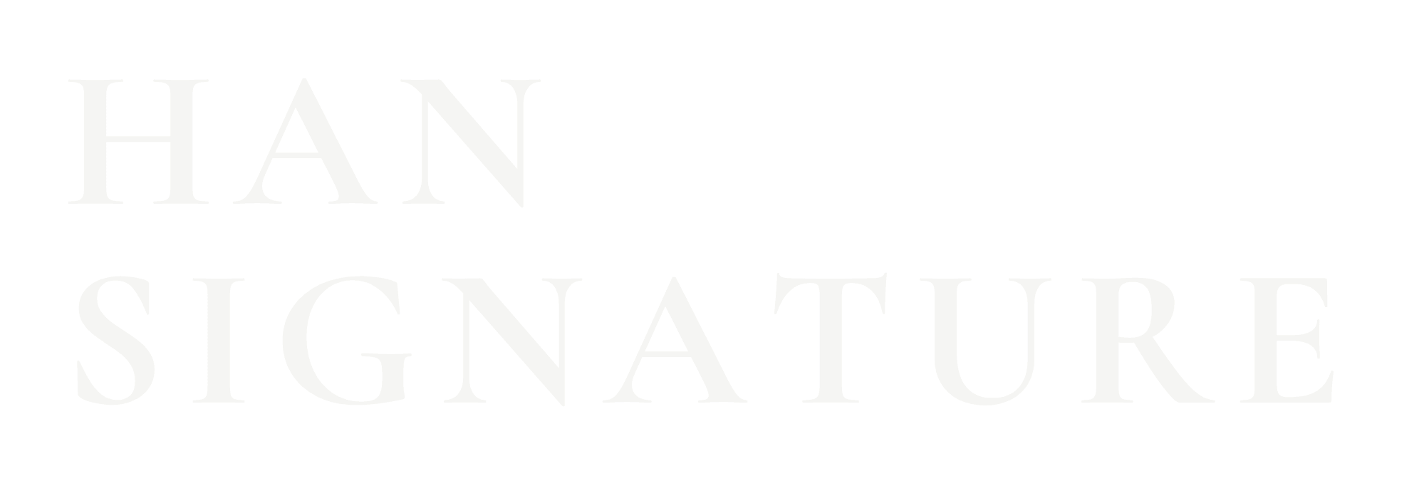 Han Signature - Nilai Dalam Setiap Pilihan